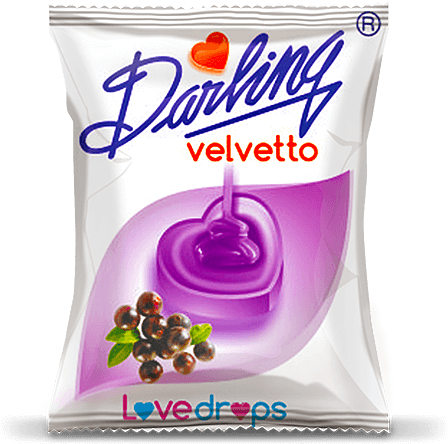 darling velvetto, blackberry flavour candy, velvetto assorted candies