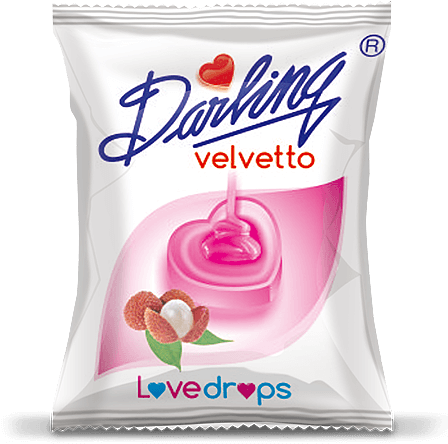 darling velvetto, litchi flavour candy, velvetto assorted candies