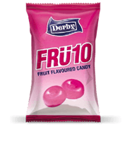 fru10 strawberry, strawberry flavour candy, derby india, confectionery packaging design, brij design studio, suncrest food maker, mumbai, india, wholesale candies, candy lollipop manufacturer